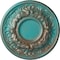 Ekena Millwork Odessa Ceiling Medallion (Fits Canopies up to 2 1/2"), 7 1/2"OD x 1 1/8"P, Copper Green Patina CM07ODCGS - alternate 1